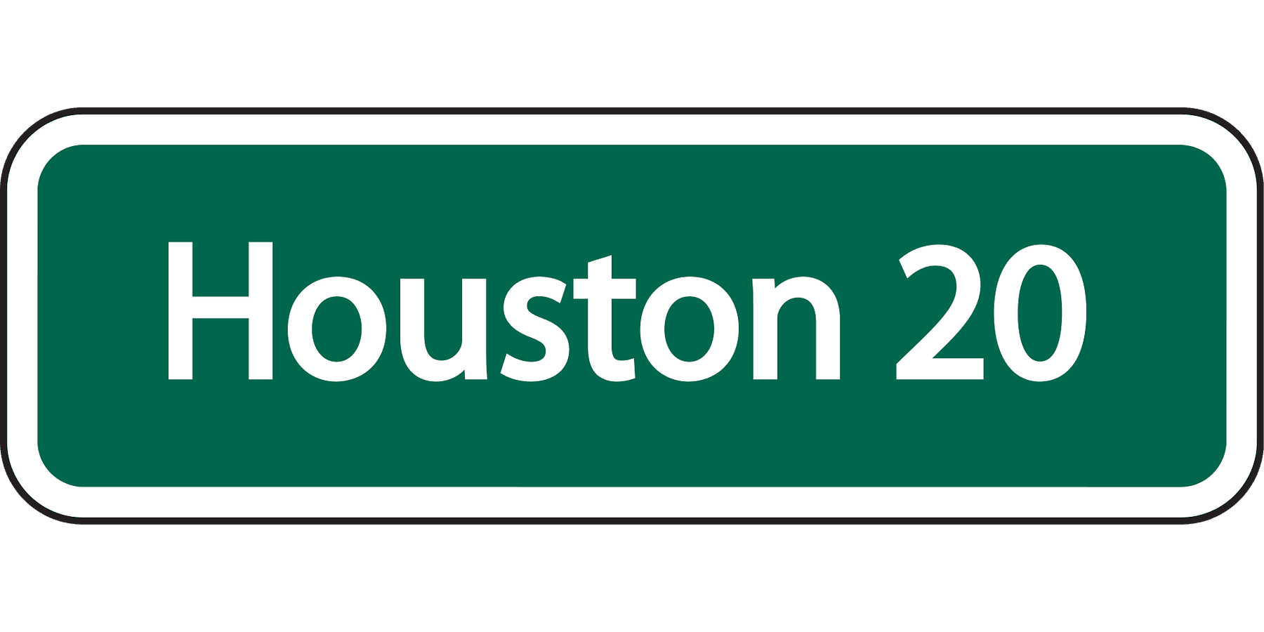 Houston freeway sign